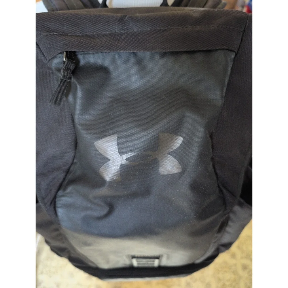 Under Armour Storm Black Backpack Water-Resistant for Laptop, Gym, Travel
